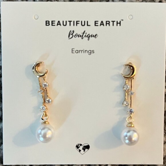 Crescent Moon Earrings - Picture 3 of 5
